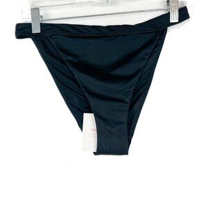 NWT Andie Swim The Caicos Bottom Bikini Bottom Flat Black Size Medium M NEW